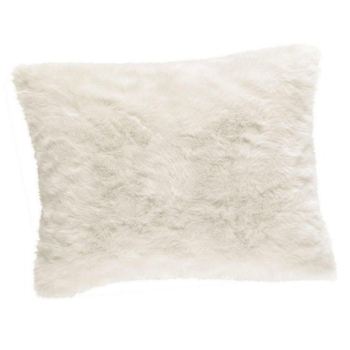 Poduszka dekoracyjna, sztuczne futro, 45x30 cm