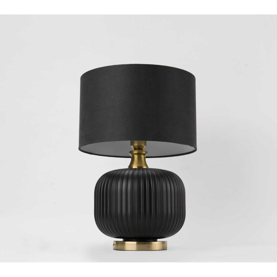 Nocna lampa stojąca Tamiza LP-1515/1T small czarna złota