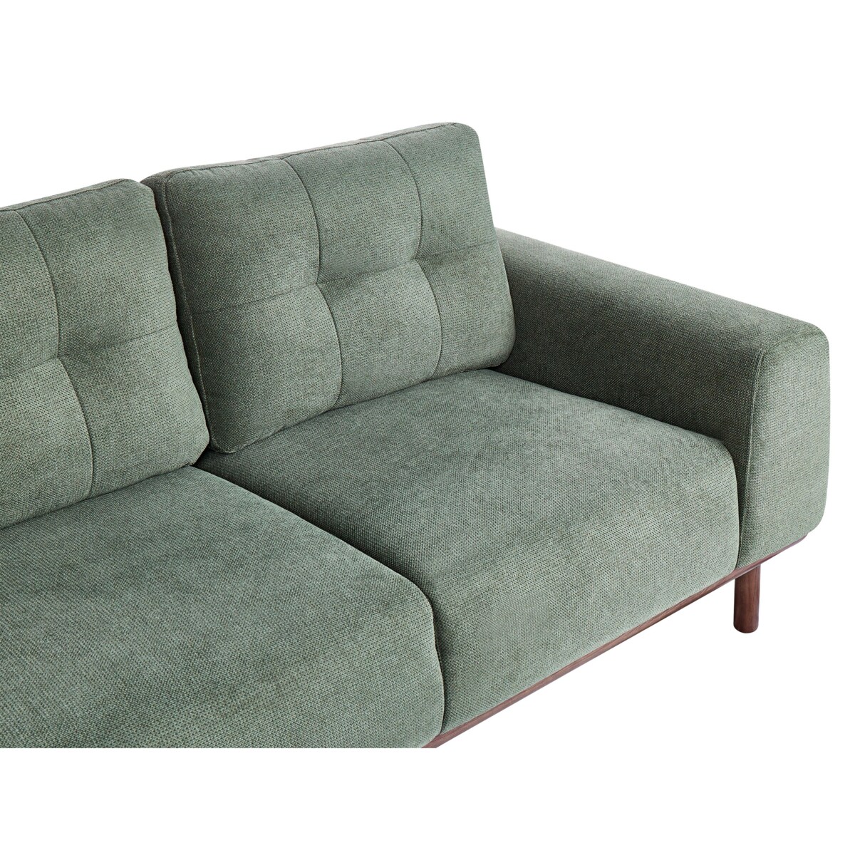 Sofa 2-osobowa zielona LAURILA