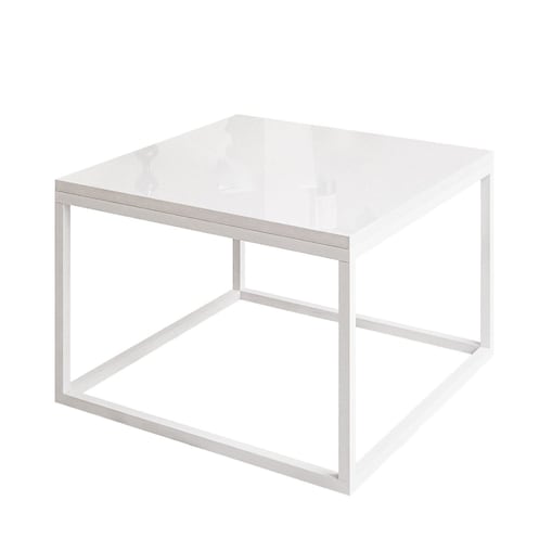 Stolik kawowy YOSHI 60 cm biały połysk