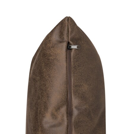 Fotel MALMOS Ekoskóra Ciemnobrązowy