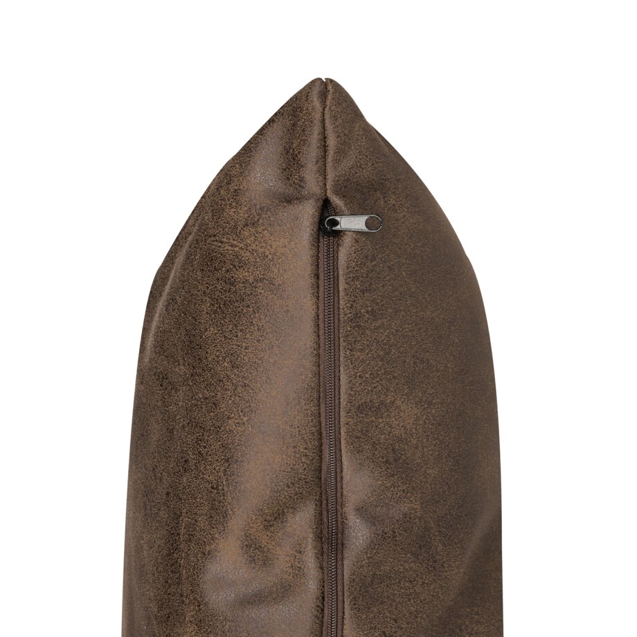 Fotel MALMOS Ekoskóra Ciemnobrązowy