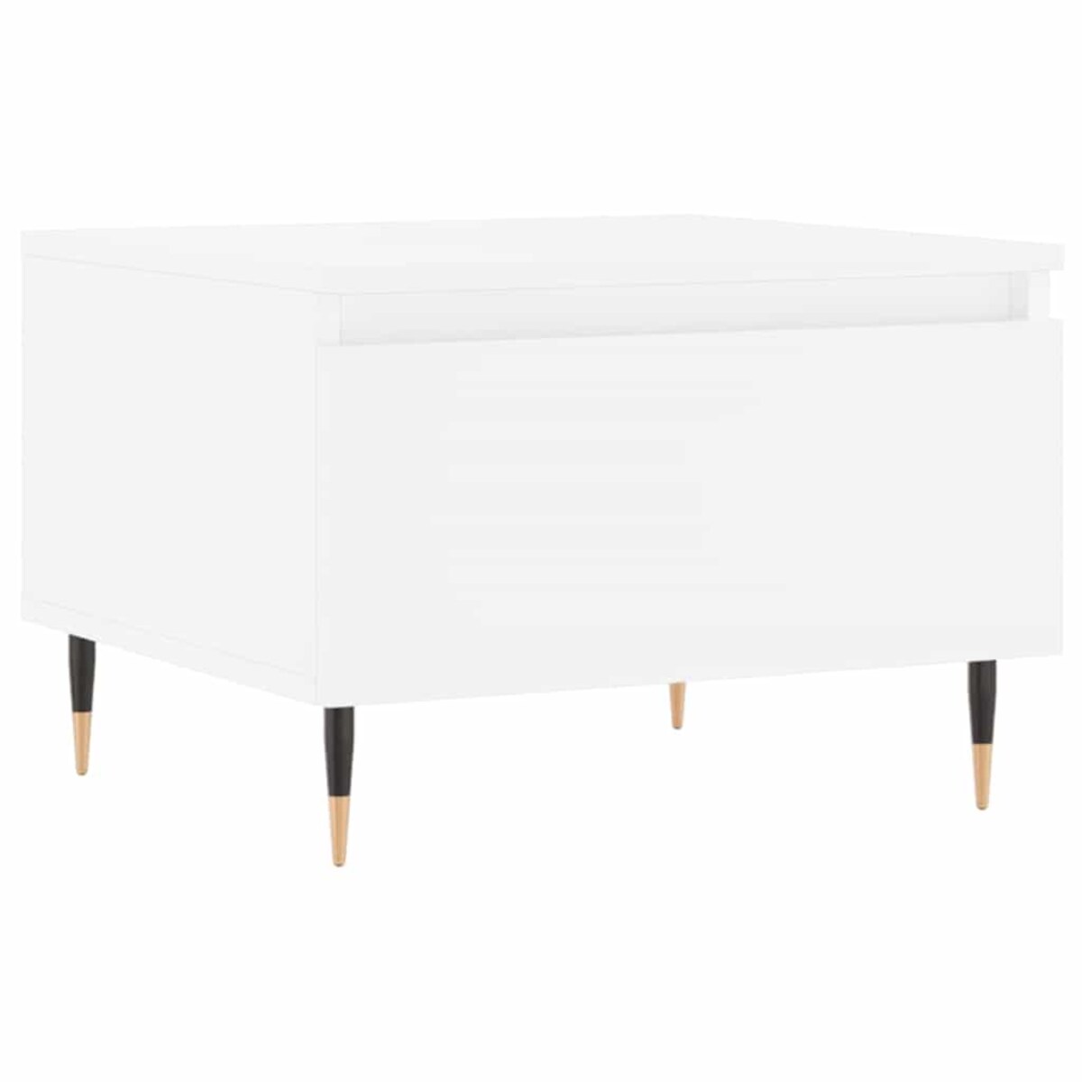 vidaXL Stolik kawowy, biały, 50x46x35 cm, materiał drewnopochodny