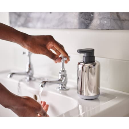 Dozownik do mydła stalowy EasyStore Luxe, 300 ml, Joseph Joseph