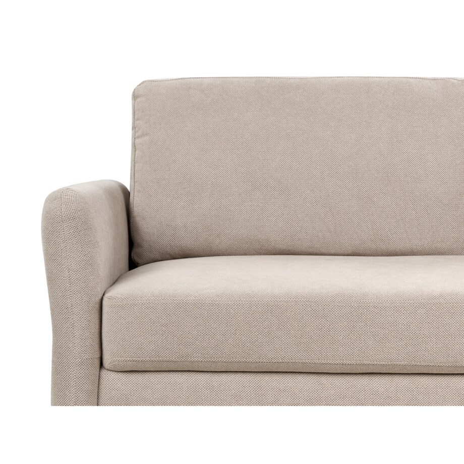 Sofa 3-osobowa z pojemnikiem beżowoszara MARE