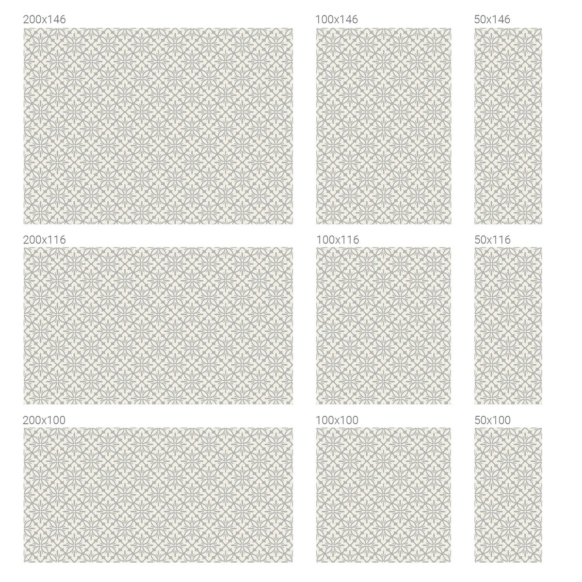 Folia na szybę dekoracyjna - Eleganckie kwiaty symetria - 100x146 cm