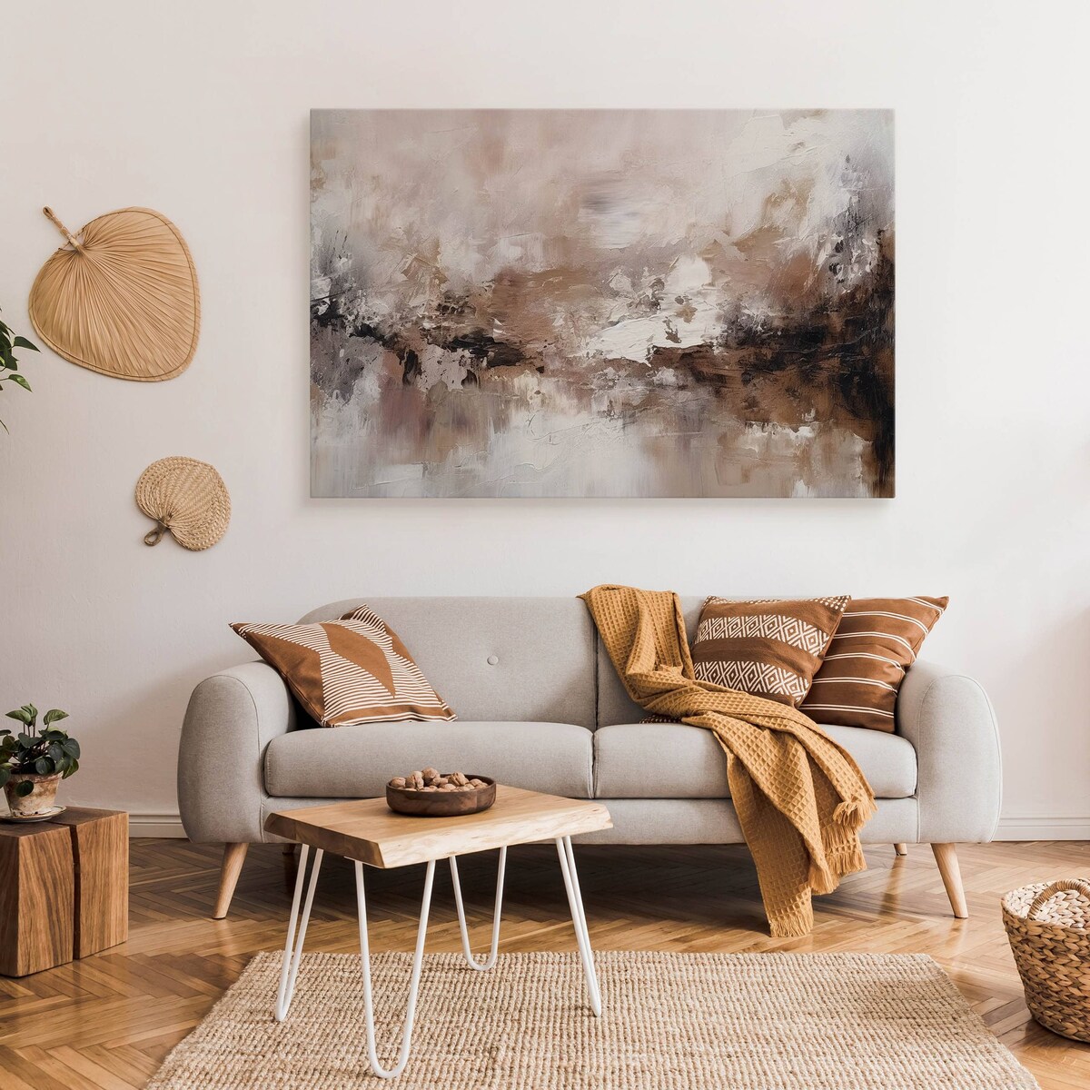 Obraz Do Salonu Sypialni Malarstwo Abstrakcja Nowoczesny Styl 70x50cm