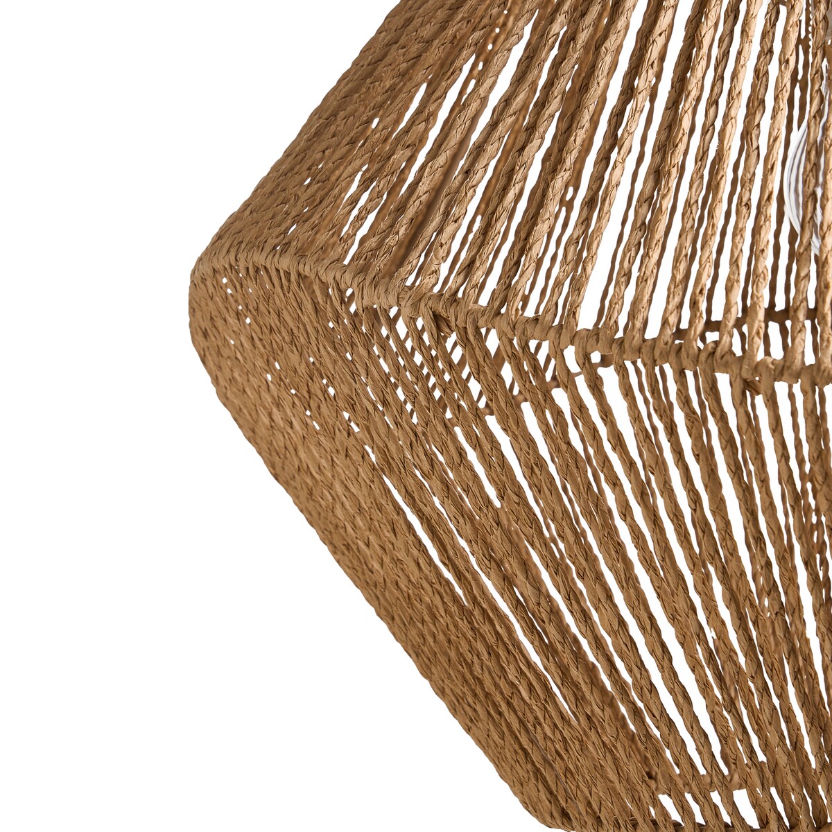 Lampa wisząca YAMBOU Papierowa plecionka Naturalny