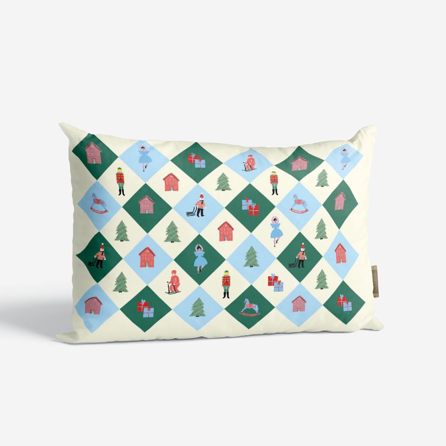 Poduszka świąteczna - Retro święta 40x60 cm