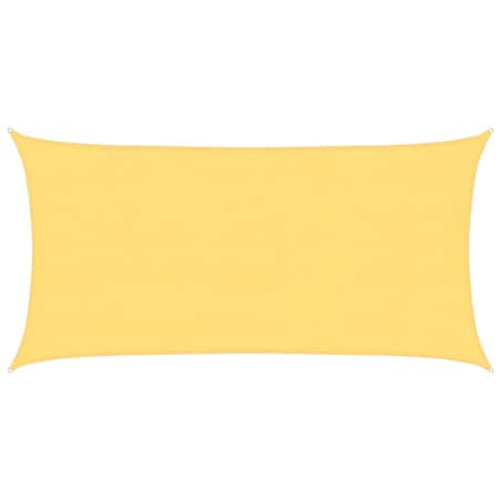 vidaXL Żagiel przeciwsłoneczny, 160 g/m², beżowy, 4x7 m, HDPE