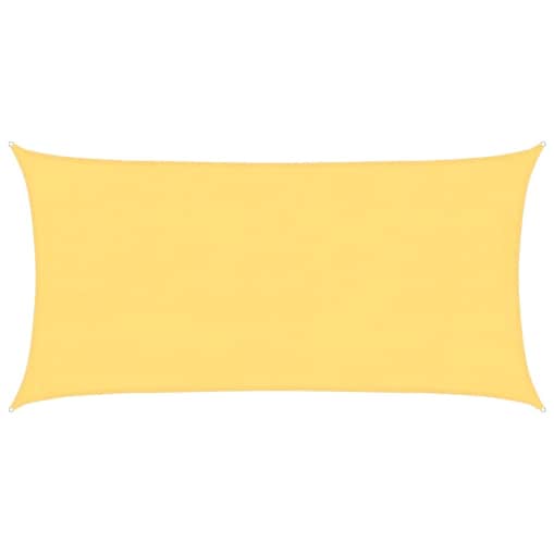 vidaXL Żagiel przeciwsłoneczny, 160 g/m², beżowy, 4x7 m, HDPE