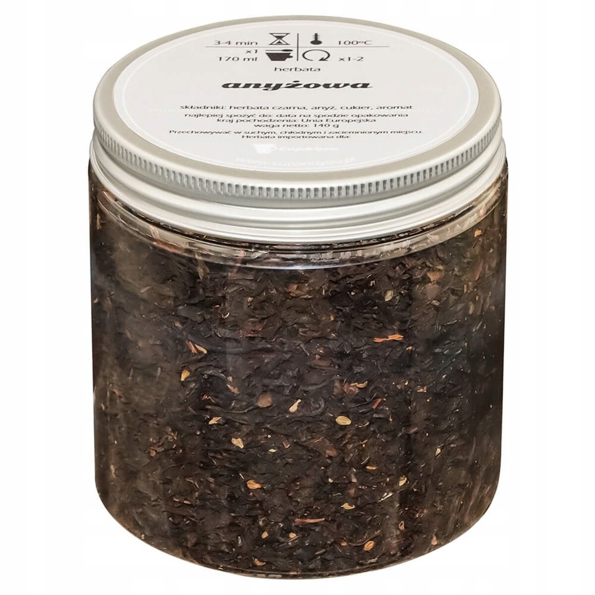 Herbata czarna sypana ANYŻOWA o smaku intensywnie anyżowym PREMIUM Cup&You - herbata liściasta sypana mieszanka napar susz - gotowa na prezent upominek