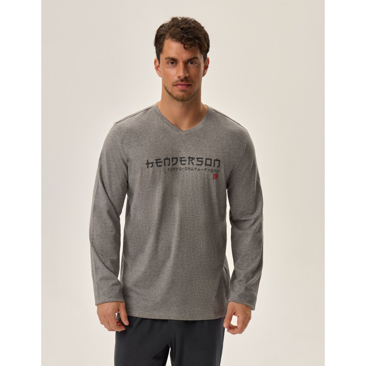 Piżama Japan 41911-90X Szara Szary, L