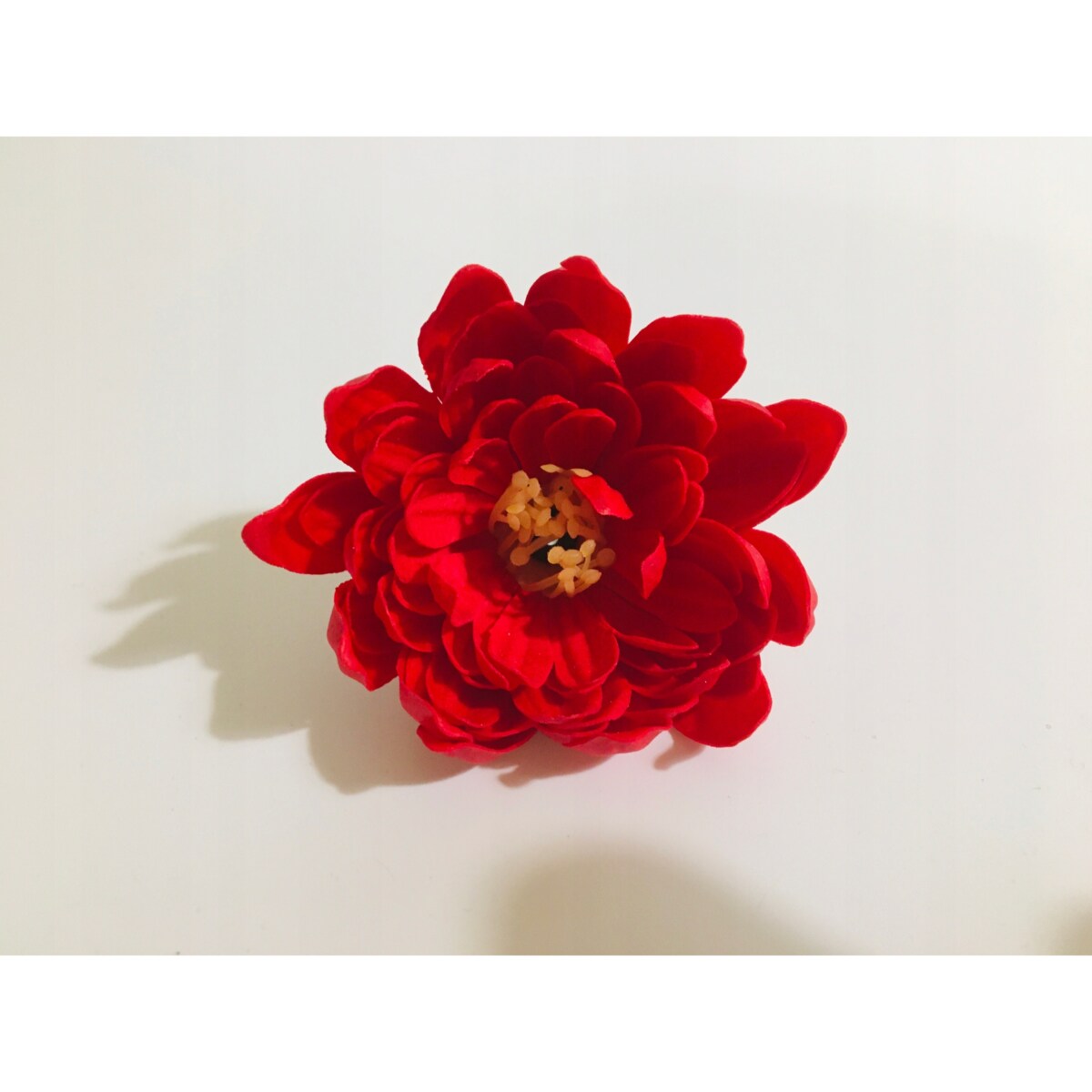 KWIATY MYDLANE CZERWONY do bukietu stroik box dekoracja prezent upominek