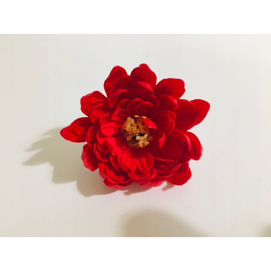 KWIATY MYDLANE CZERWONY do bukietu stroik box dekoracja prezent upominek