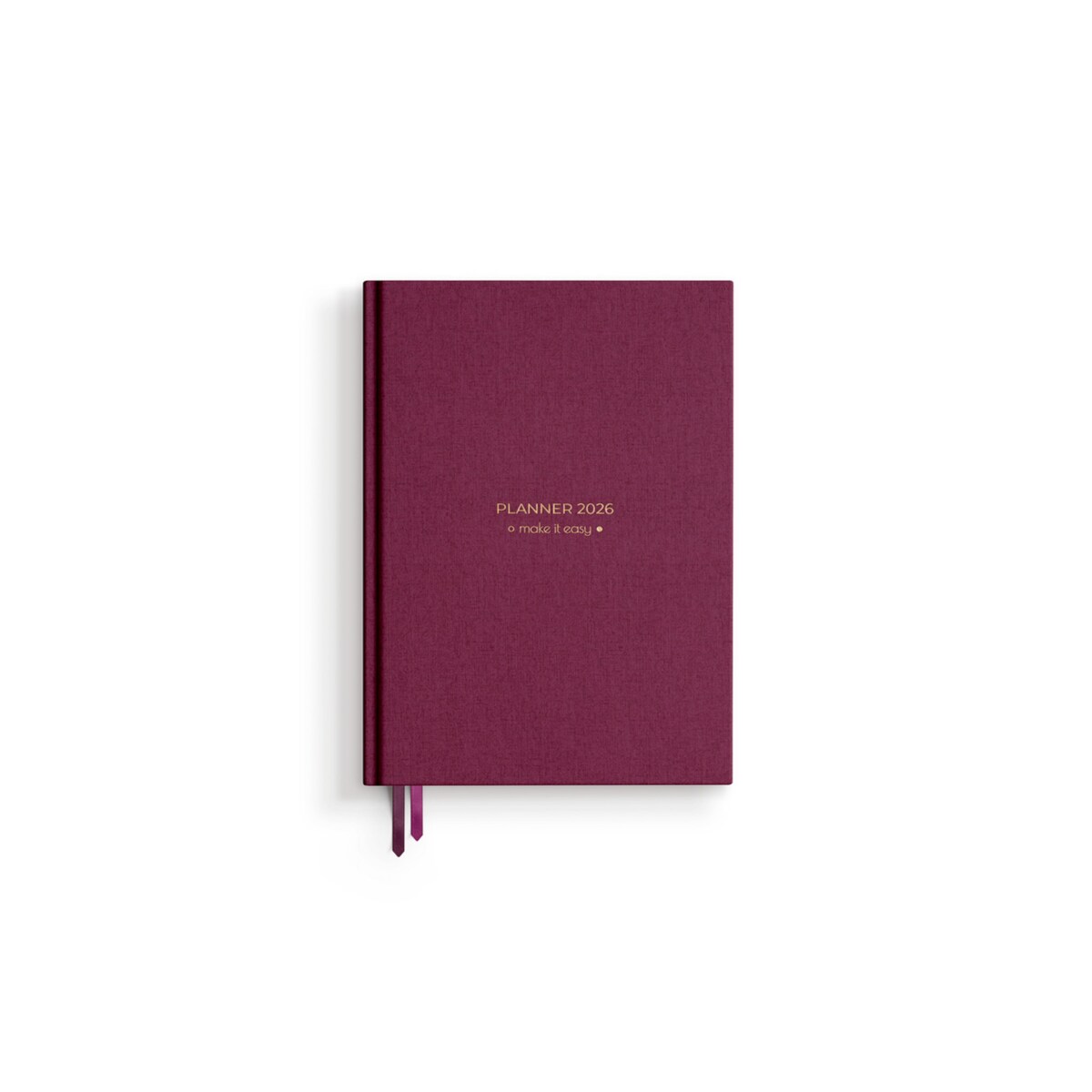 Planner dzienny 2026 – Amaranth