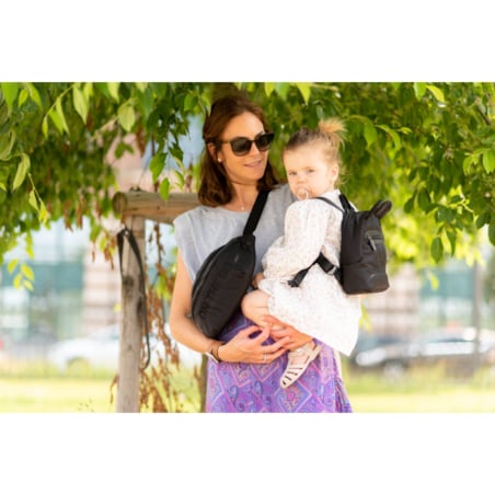 Childhome Plecak dziecięcy My first bag Pikowany Czarny