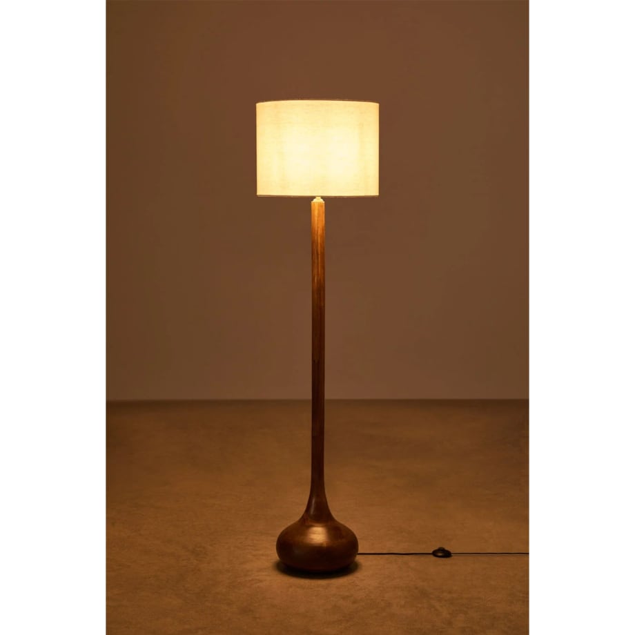 Lampa podłogowa z drewna mango Adelaide 160 cm