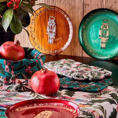 AF TALERZ DZIADEK DO ORZECHÓW CZERWONY 21 CM