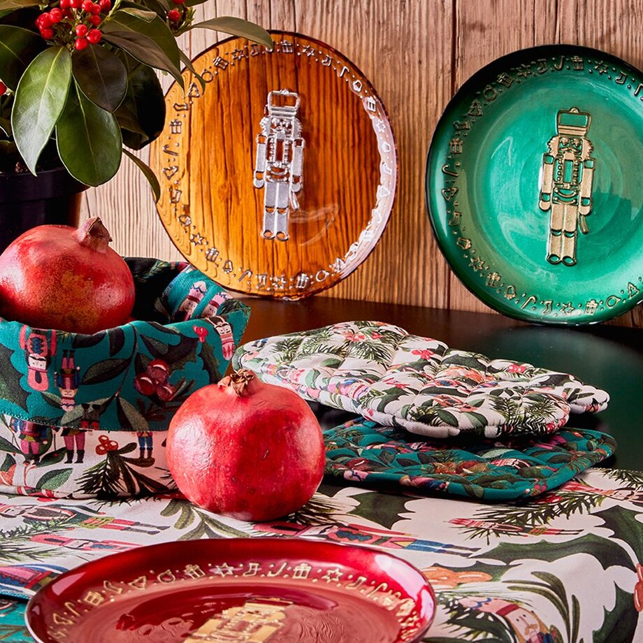 AF TALERZ DZIADEK DO ORZECHÓW CZERWONY 21 CM