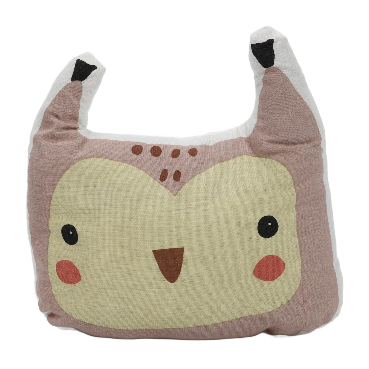 Poduszka dziecięca zwierzę z uszami, bawełna, 35 x 40 cm