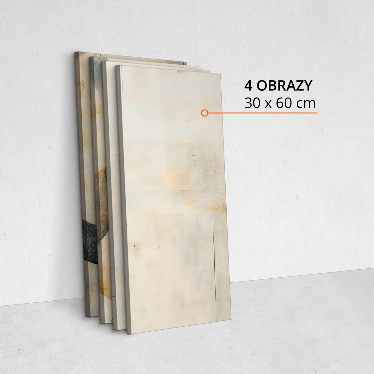 Obraz na płótnie Malowane kręgi 120x60cm