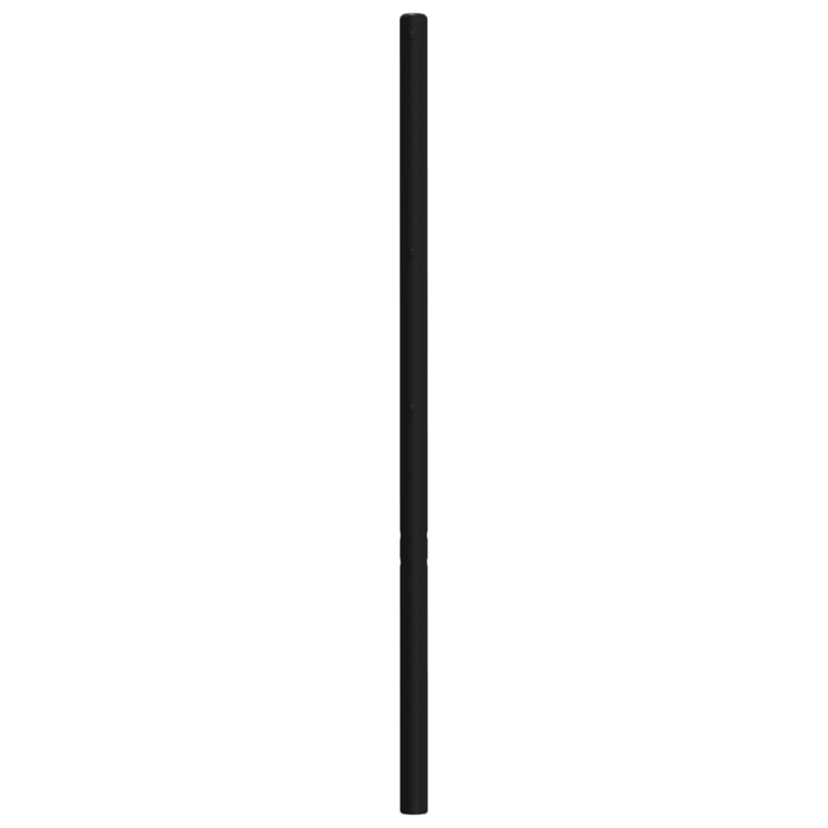 vidaXL Metalowe wymienne wezgłowie, czarne, 100 cm