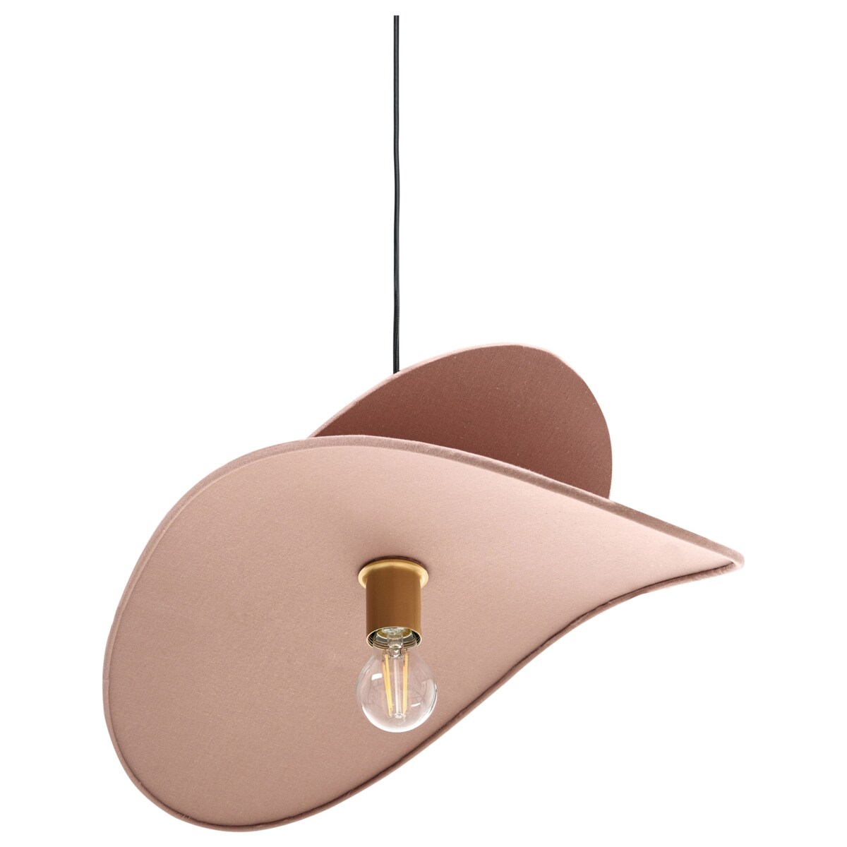 Lampa wisząca MASCOTA Len Brązowy