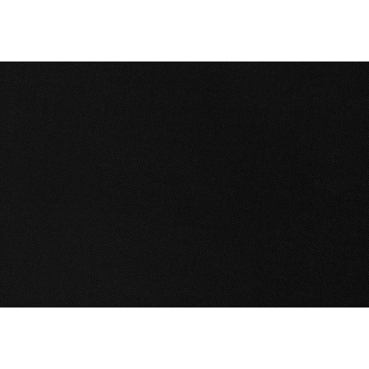 KONSIMO TAGIO Czarny narożnik skandynawski z pufą/ otomaną, prawy