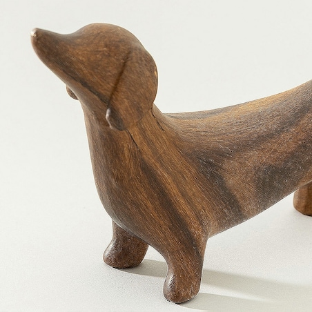 Ceramiczna figurka psa Bruno 17x4x11 cm, 17x4x11 cm