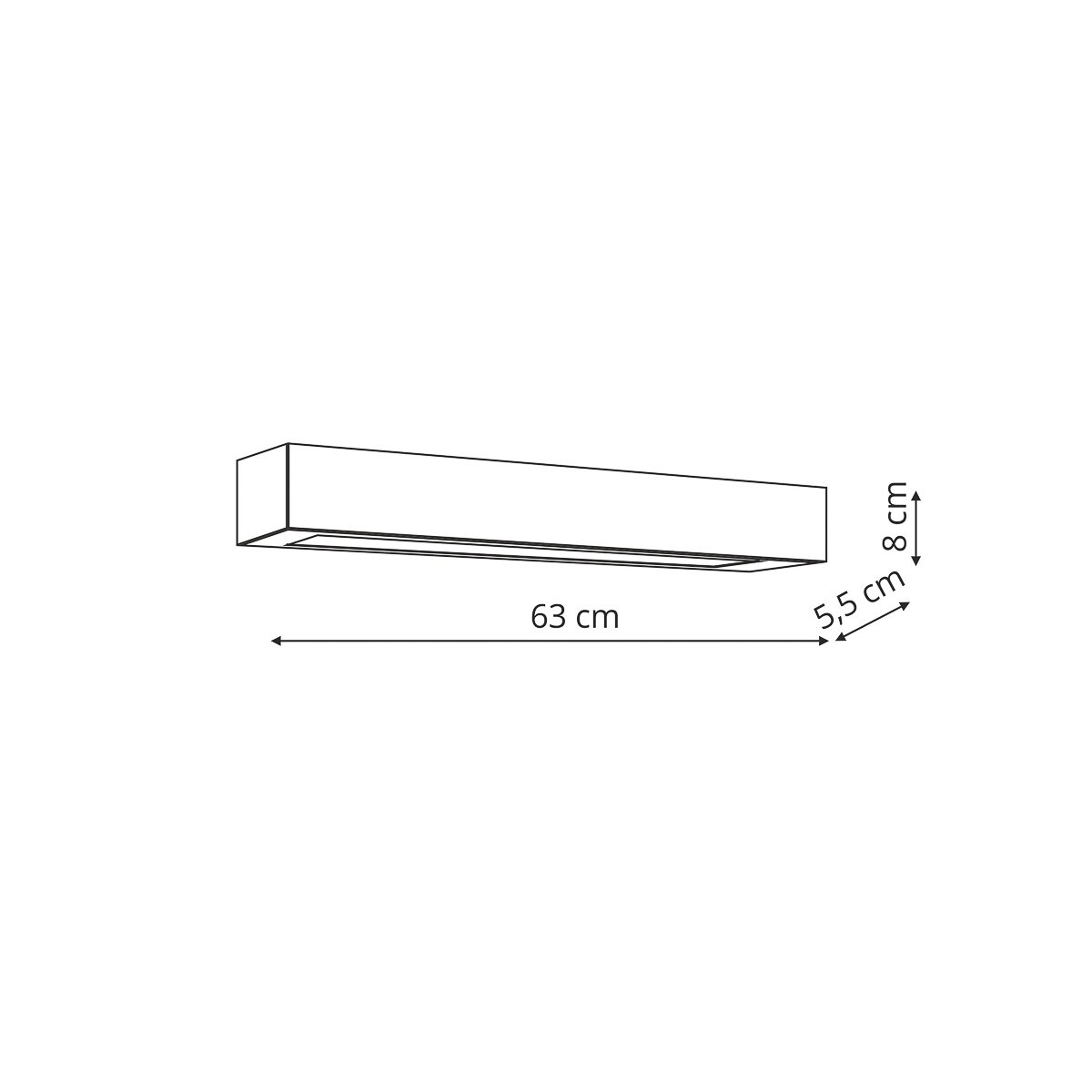 Kinkiet Light Prestige Ibros biały LED CCT 3000K/4000K/6000K (regulowana) 1 szt.