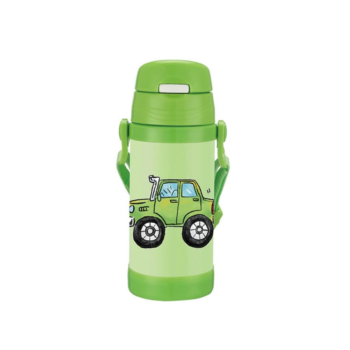 Kubek termiczny dla dzieci dziecka ze słomką 350ml autko MAESTRO MR-1640-35-B