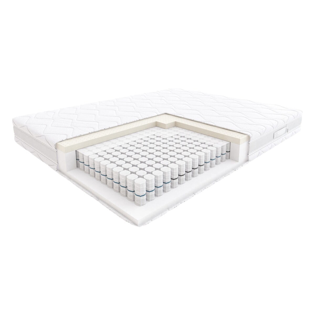 Materac 160x200 Tango HILDING Tencel twardy sprężynowy