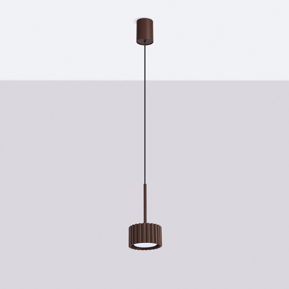 Lampa wisząca AURA 1 brązowa Gx53