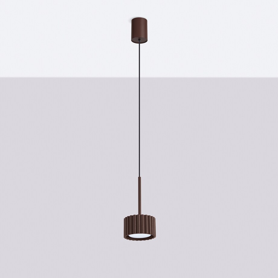 Lampa wisząca AURA 1 brązowa Gx53