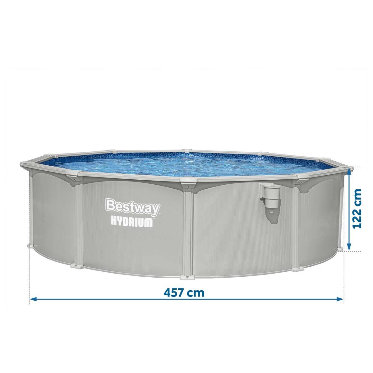 Basen stelażowy Hydrium 457x122 Bestway całoroczny 56384 zestaw