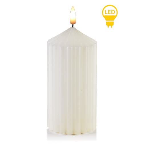 IDALIA Świeca LED 7x7xh19cm