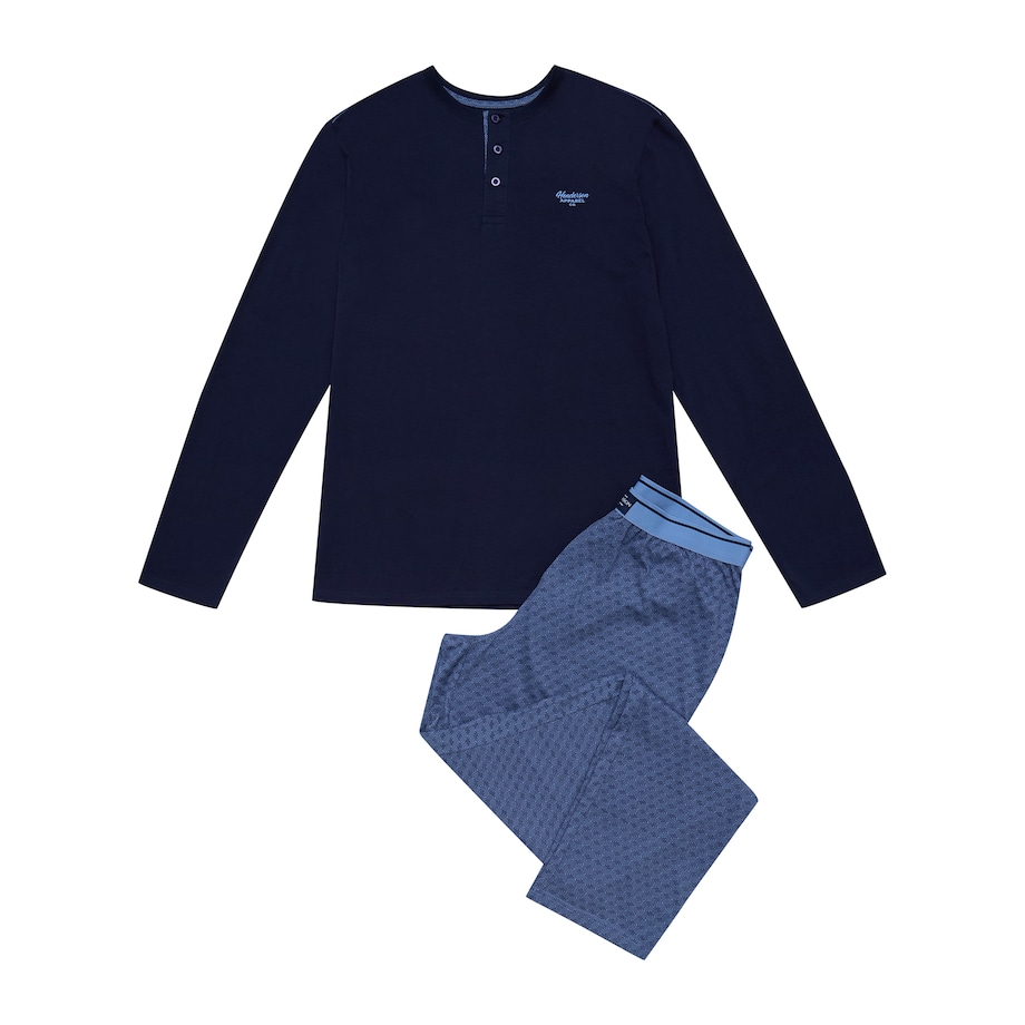 Piżama Hale 41917-59X Granatowa Granatowy, M