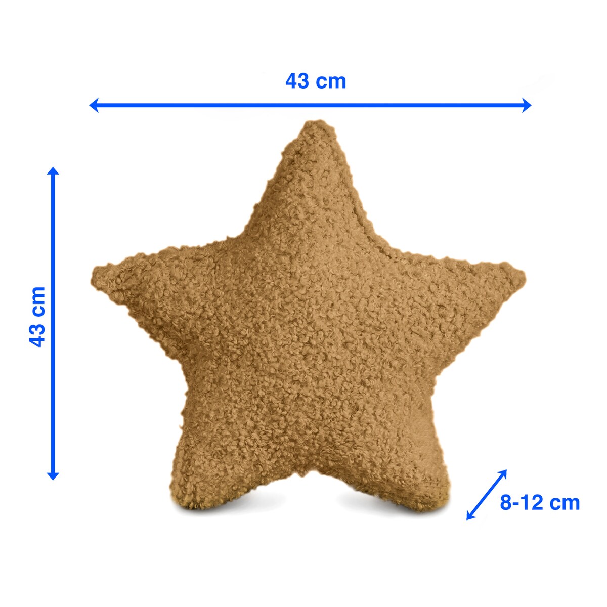 Poduszka Dekoracyjna Świąteczna Gwiazdka 43 Cm Baranek Dekoracja Świąteczna Ozdoba