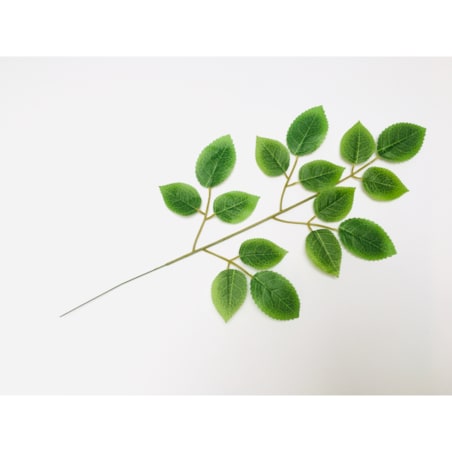 SZTUCZNY LIŚĆ ŁODYGA pik LISTKI RÓŻY do stroika bukietu dekoracji gałązka