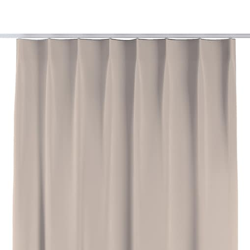 Zasłona na haczykach flex pojedynczych 130x260 jasnobeżowy