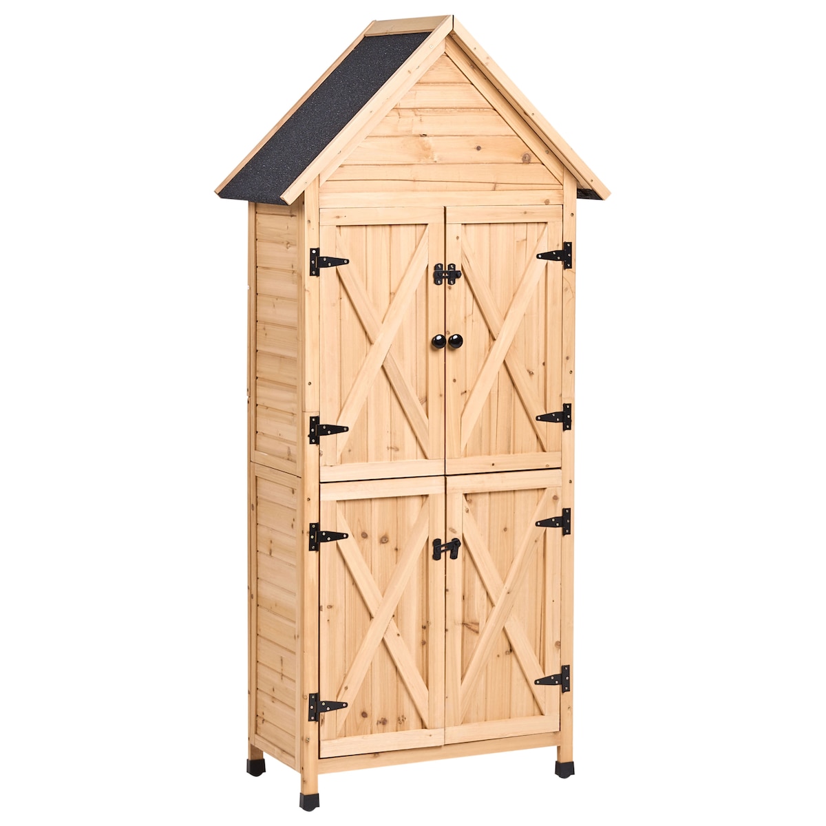 Schowek narzędziowy SENIGA 85 cm 46 cm Drewno jodłowe Naturalny