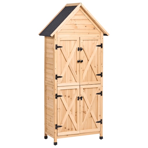 Schowek narzędziowy SENIGA 85 cm 46 cm Drewno jodłowe Naturalny