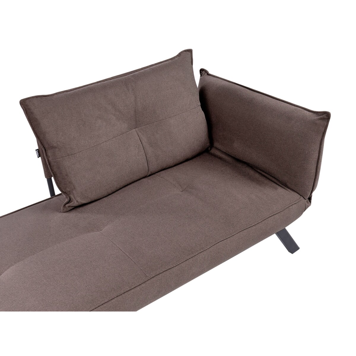 Szezlong prawostronny ROCAMADOUR Brązowy