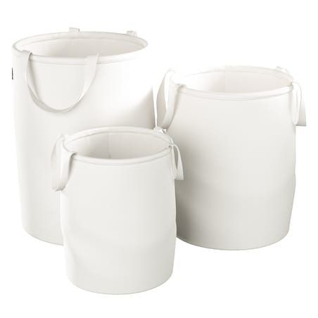 Kosz na zabawki Tobi, biały, 30x40cm, Cotton Story