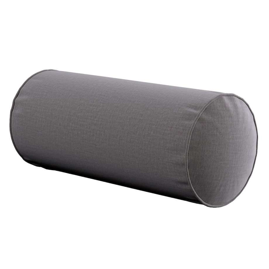 Poduszka wałek prosty, brązowy welwet, Ø16 x 40 cm, Ingrid