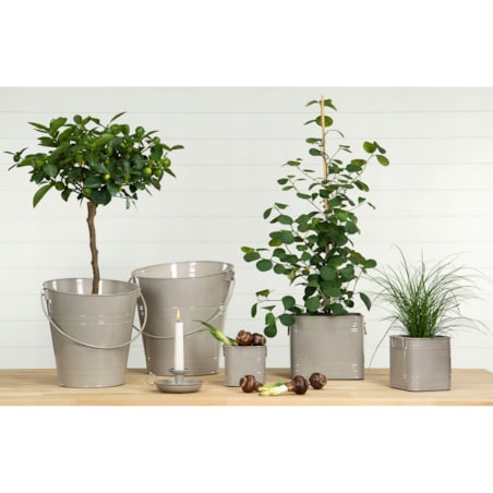 2 szt. DONICZKA LUKE styl loft SZARA XL