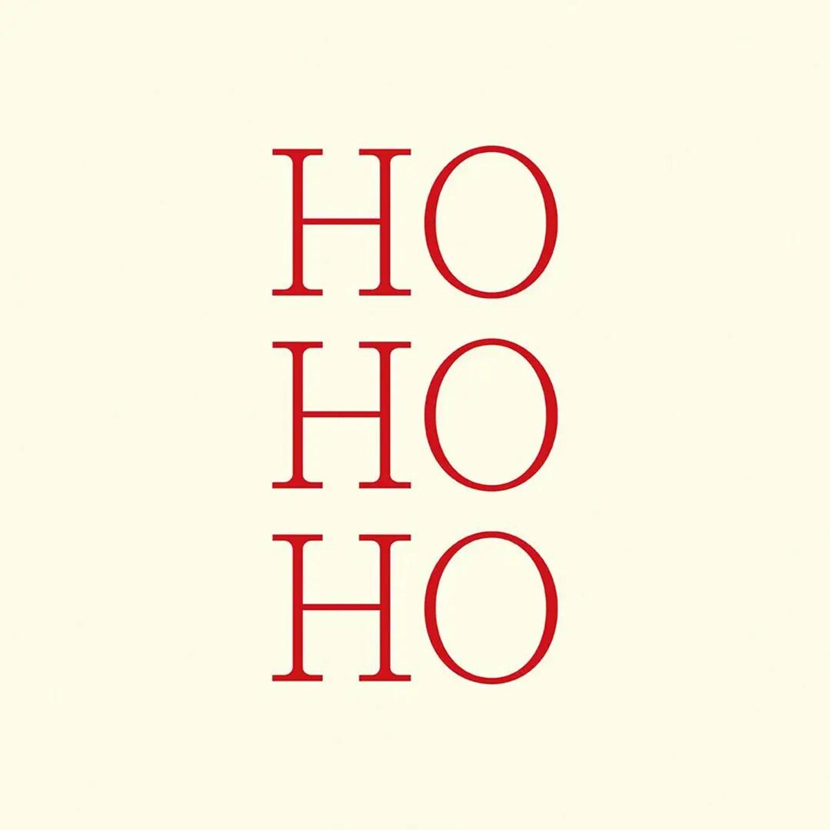 Serwetki świąteczne - HO HO HO - czerwone (2szt.)