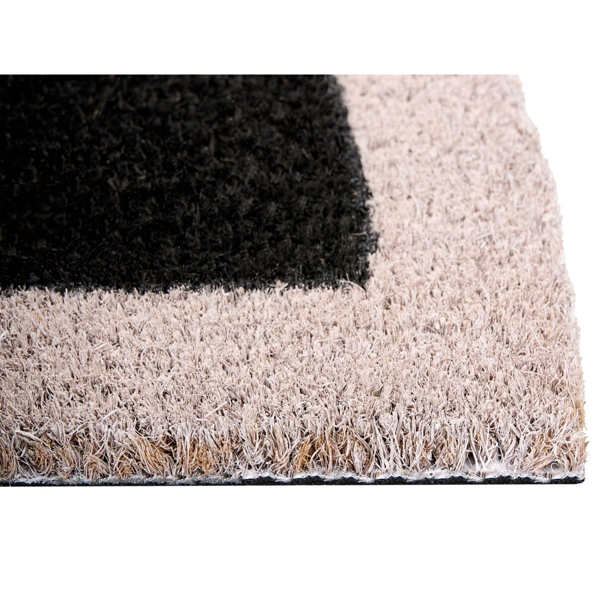 Wycieraczka BUHI Czarny 45 x 75 cm Napis Włókno kokosowe