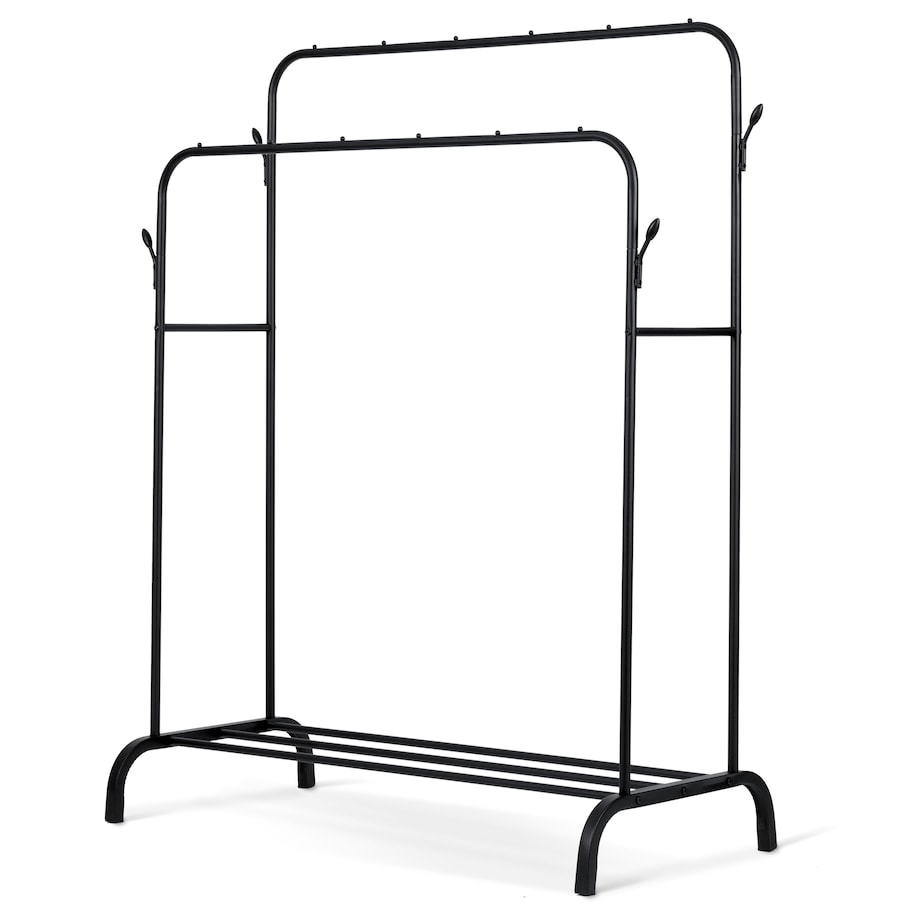 Wieszak na ubrania stojący stojak podwójny mocny Massido